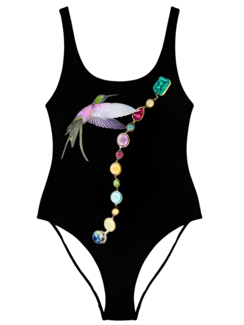 Maillot de bain au design exclusif « Alma de Colibrí »