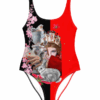 Maillot de bain au design exclusif « Inma de la Riva Reina de Las Maravillas »