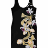 Robe au design exclusif « Inma de la Riva » : orchidées et camées