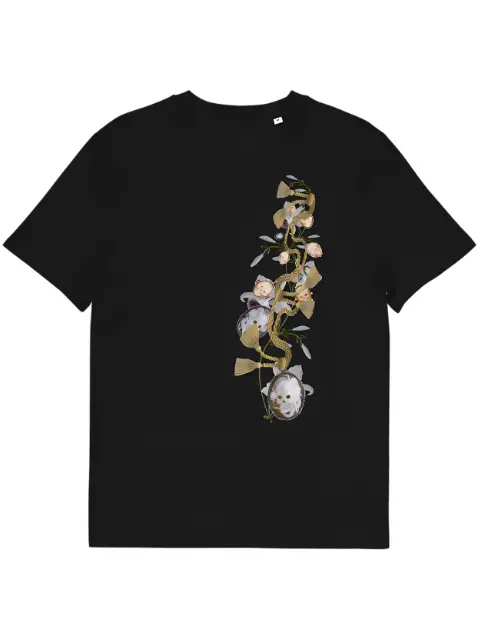 T-shirt bio unisexe « Orchidées et camées »