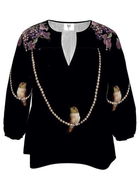 Chemise « L'élégant colibri »