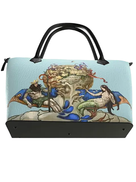 Sac fourre-tout « Bleu clair » : Art et artisanat d'exception