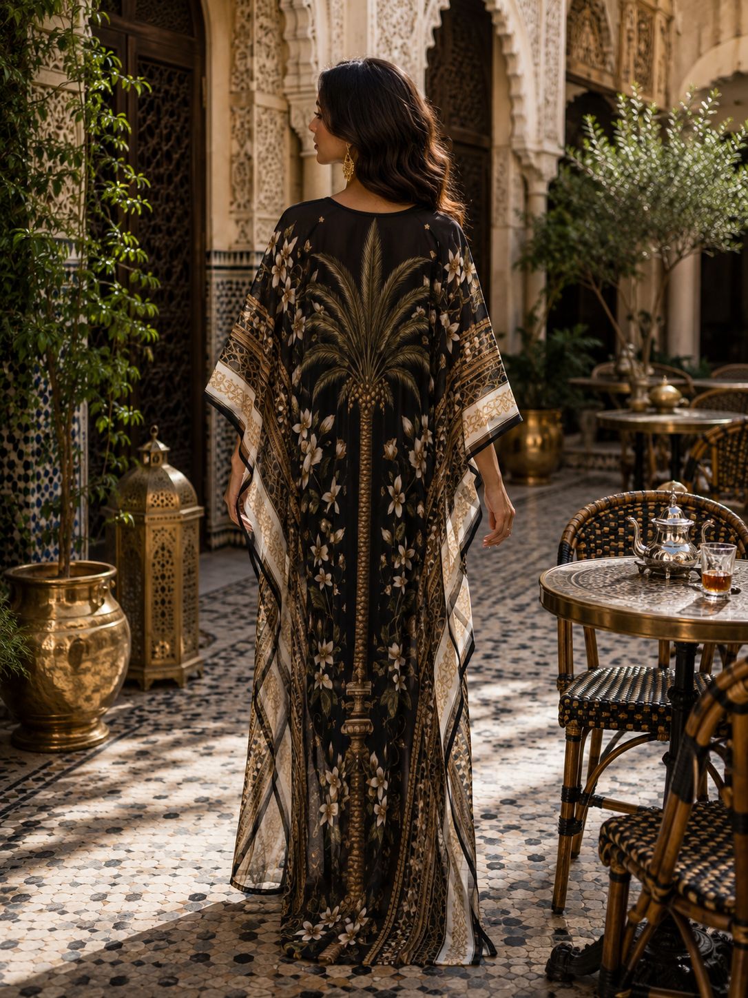 Kaftan émeraude JANNAT – Collection Resort - Image 8