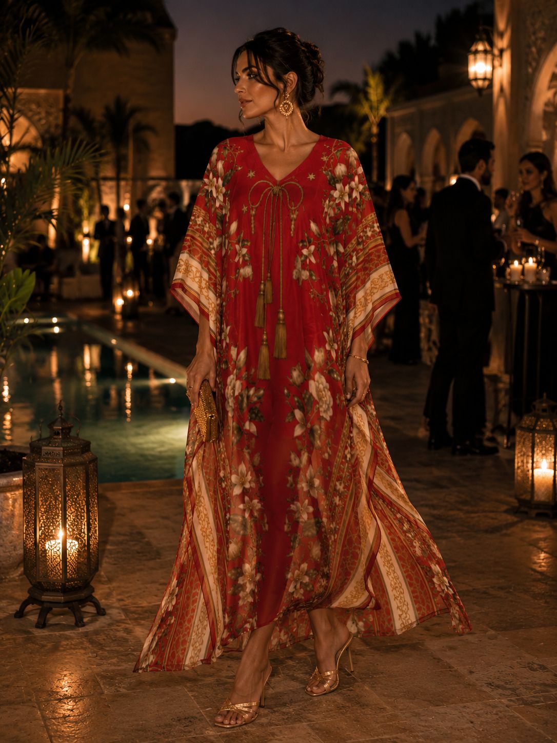Kaftan émeraude JANNAT – Collection Resort - Image 10