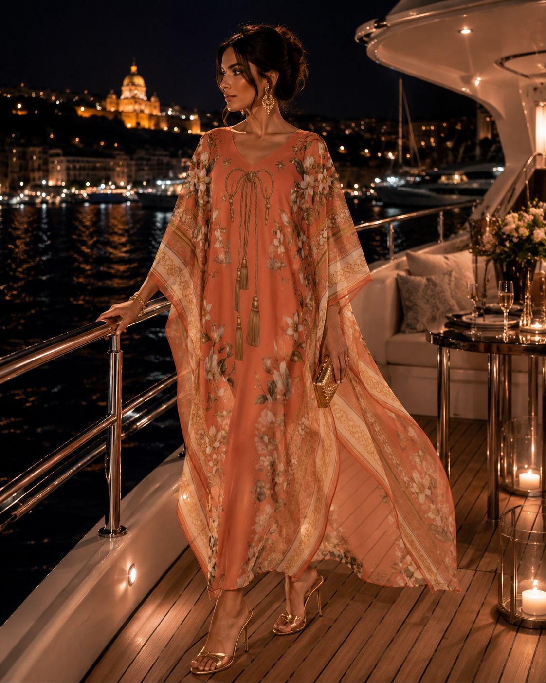 Kaftan émeraude JANNAT – Collection Resort - Image 6