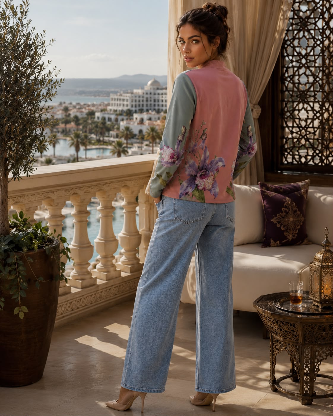 Blazer NAJMA · Orchidée Royale - Image 3